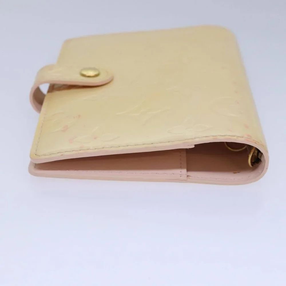 LOUIS VUITTON Vernis Agenda PM Day Planner Cover Pink